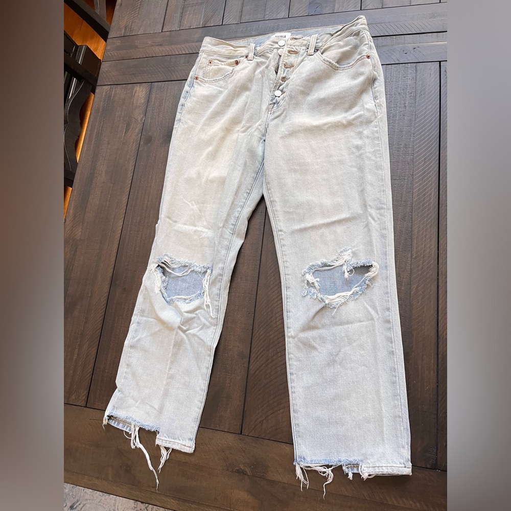 Pistola High Waist Straight Leg Jeans
